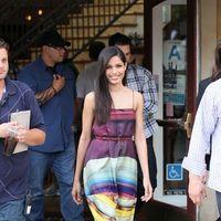 Freida Pinto seen at The Grove  for news programme 'Extra' | Picture 121327